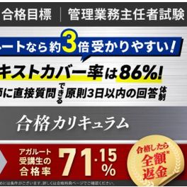 【2026年合格目標】管理業務主任者試験合格カリキュラム　フルのイメージ画像