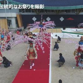 お祭りの撮影