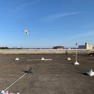 とても広い屋外練習場です