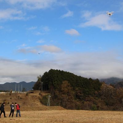 屋外でのドローン操縦