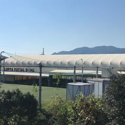 開放感のある屋内練習場