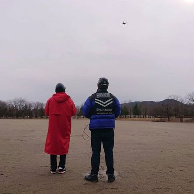 ドローン飛行