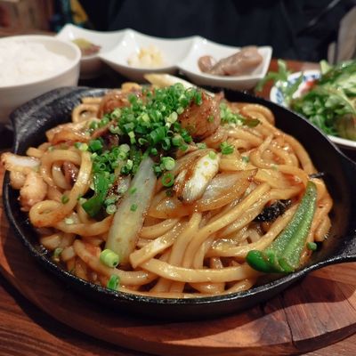 岡山の空　津山ホルモンうどん