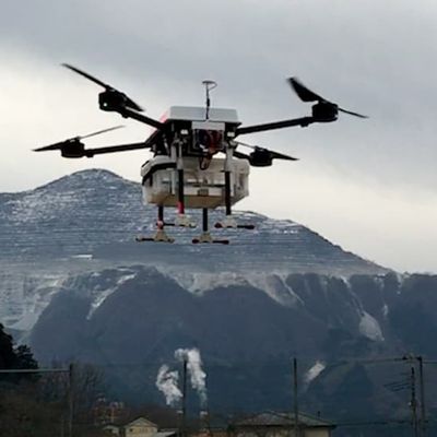 ドローンプロパイロット養成所「フリークスガレージ」 ドローンと武甲山