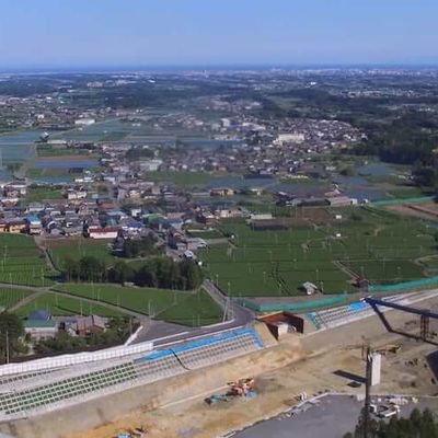ドローンで撮影した写真