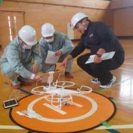 秋田ドローンスクール 体育館5