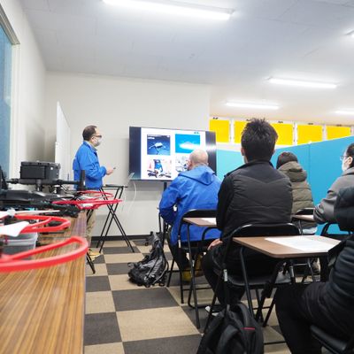 札幌ドローンアカデミー 丁寧にレクチャーします