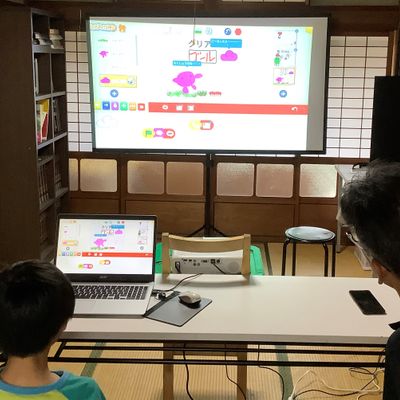 スクラッチジュニアを使ったプログラミングプレコース