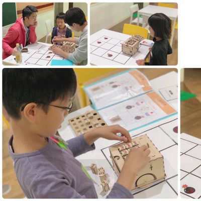 プログラミング教室の様子（教材：PETS）