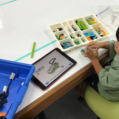 幼稚園生のレッスン風景