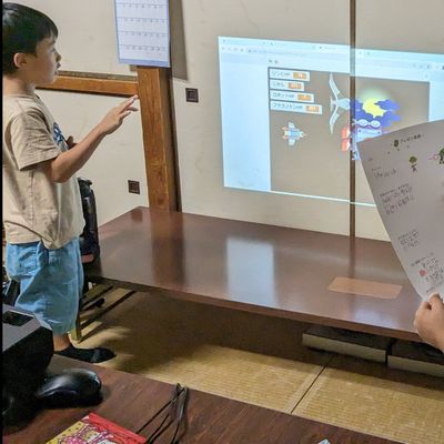 小1男子のはじめてのプレゼン発表