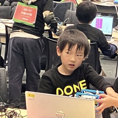 2024年度ダンリーグ1年生プログラミングの様子