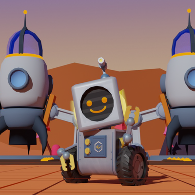 ブロックプログラミングクラスでは、バーチャルロボット教材「ロボティファイ」を使って学びます。