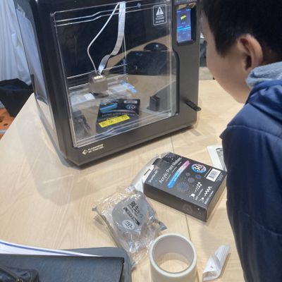 3Dプリンターで遊べるよー。