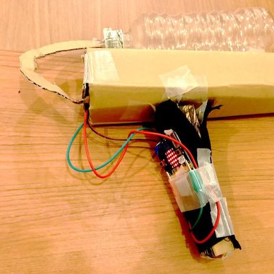 マイクロビットで銃を作った