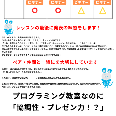 「ペアで考える」「みんなの前で発表する」という力を養います！