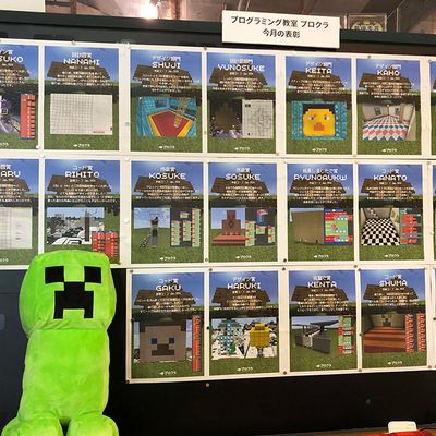 毎月がんばった生徒さんに贈る表彰状。待合にも掲示しています。