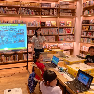 海老名図書館でのプログラミングイベントにも呼ばれております