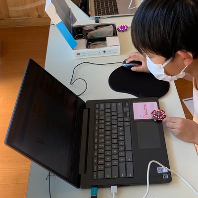夏休み特別講座（ハロコードプログラミング）を行いました！(2021.8.6)