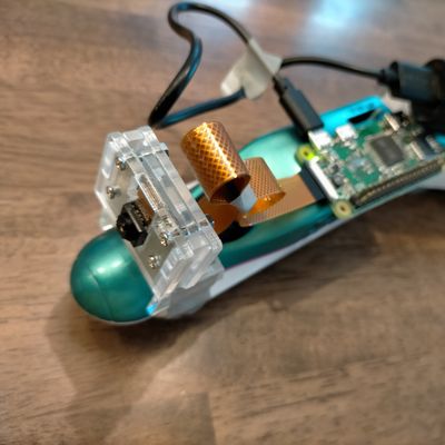プラレールに車載カメラ