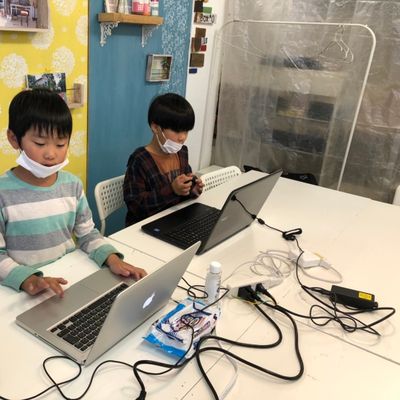 授業の様子：真剣モード！