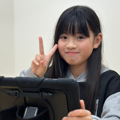 楽しみながらレッスンに取り組まれています。