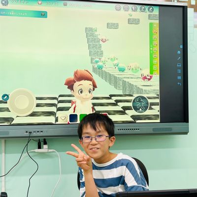 毎月クリエイトで作成した作品の発表会があります！※保護者さまに掲載同意いただいております