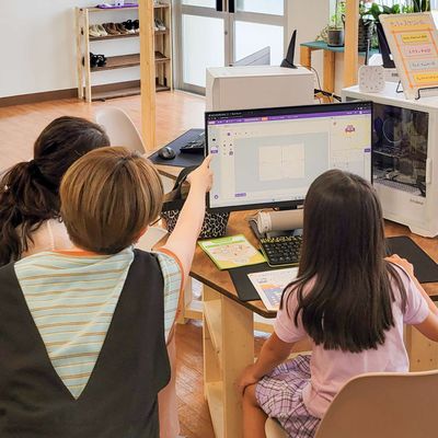 無料ワークショップの様子です☺︎