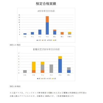 検定合格実績
