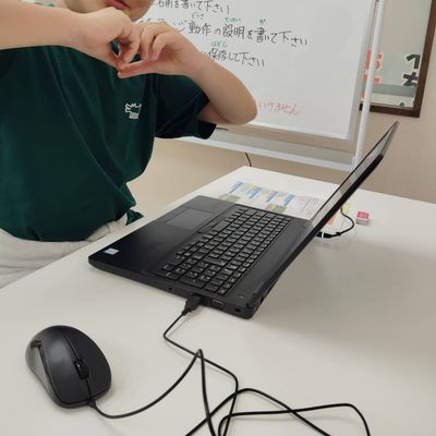 プログラミング検定試験の様子
