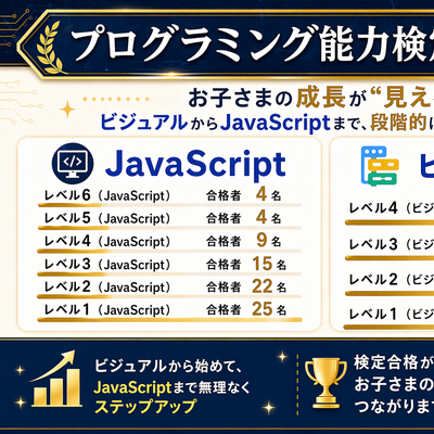 プログラミング能力検定・2026年3月までの実績です