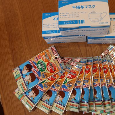 (コロナ対策)毎回、マスクを１枚お配りしています