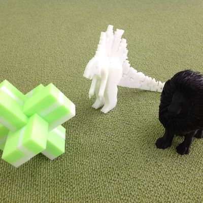 【3Dモデリング】子供たちは自分の作りたいモデルを思い描いて、日々レッスンにチャレンジ