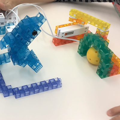 こんな作品を作りました！子供のイメージは無限大です。