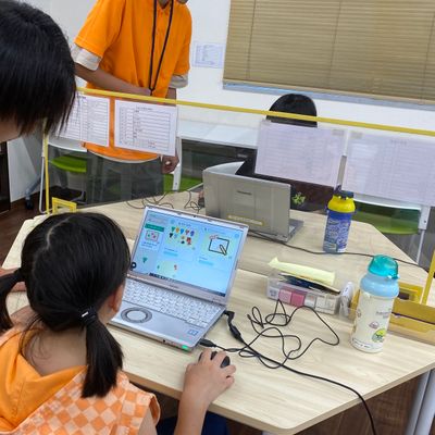 無料体験の様子です。