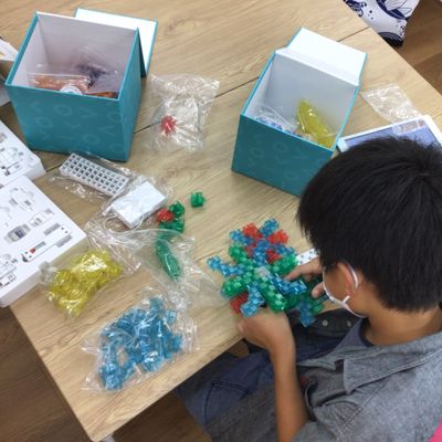 ブロックの組み立て