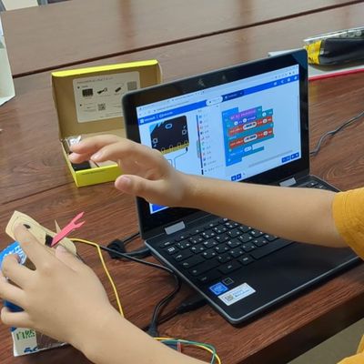 マイクロビットで貯金箱