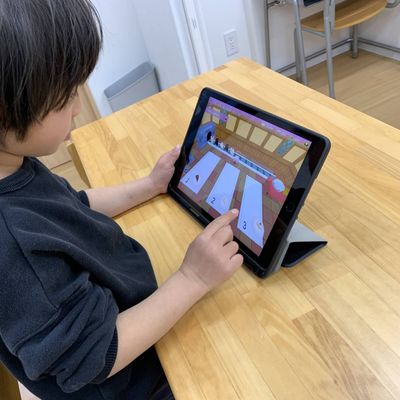 「幼稚園生だけど大丈夫かしら？」大丈夫！！お子さまの吸収力はすばらしい！どんどん自分で進んでいます（年長）