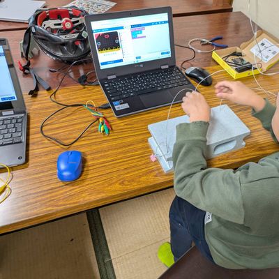 マイクロビットでイライラ棒作り