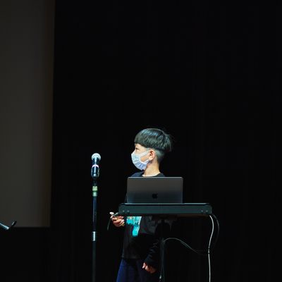 鎌倉芸術館での発表会(2021年4月)での様子