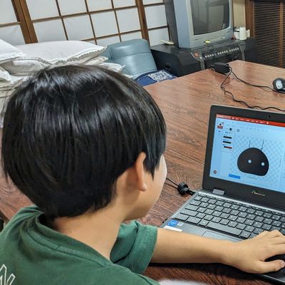 キャラデザインにもこだわる男の子