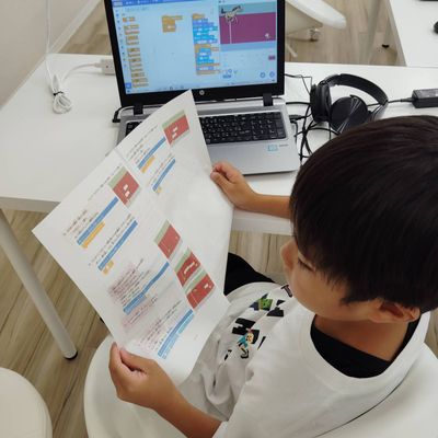 プログラミング検定に向けて練習しています！