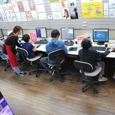 夕方の様子です。