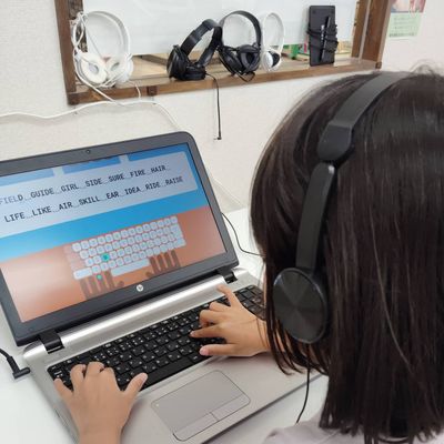 夏の全国タイピングコンテストに向けて練習中！