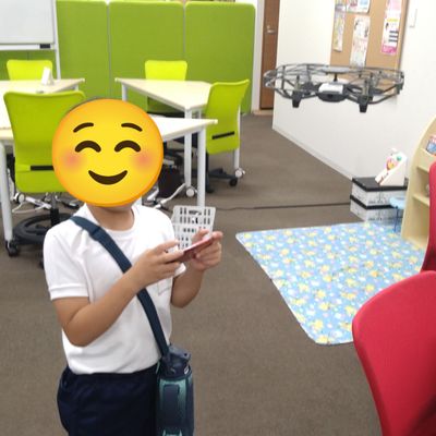ドローンの操作体験！自動操縦のプログラムを行います。