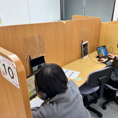 オンラインでの授業の様子です。