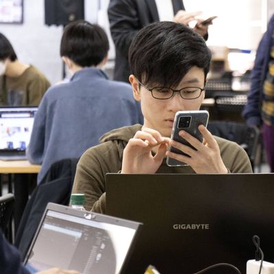 スマホアプリの調整中
