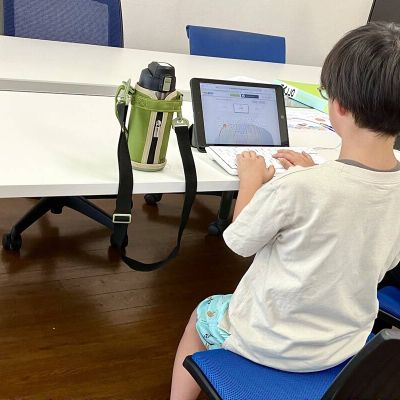 正しいタイピングを練習中♪