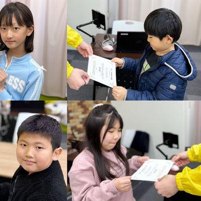 ステップごとに修了証を発行。目標があるからやる気が続く！