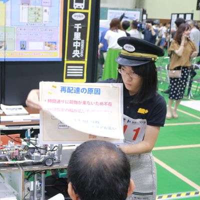 WRO2019日本決勝オープンカテゴリー中学生の部「AR+」（撮影：2019年8月）